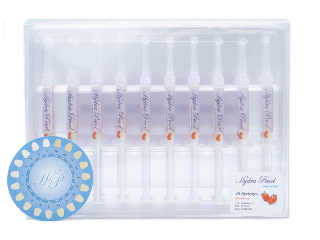 Hydra Pearl® 6% HP Whitening Gel - 40 x 1.6g Syringe Bulk Kit Hydra Pearl® 6% HP Whitening Gel - 40 x 1.6g Syringe Bulk Kit